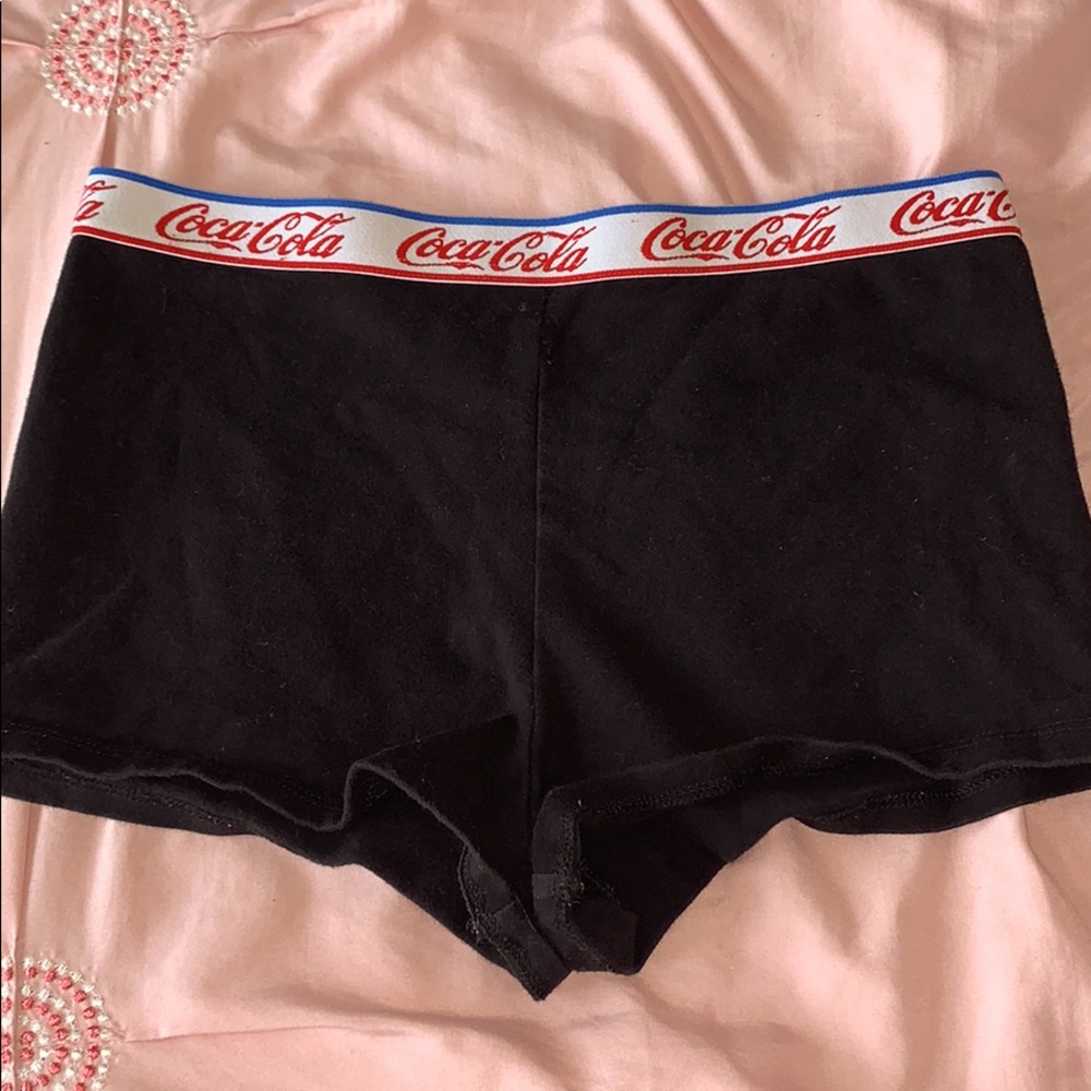 Coca-cola booty shorts